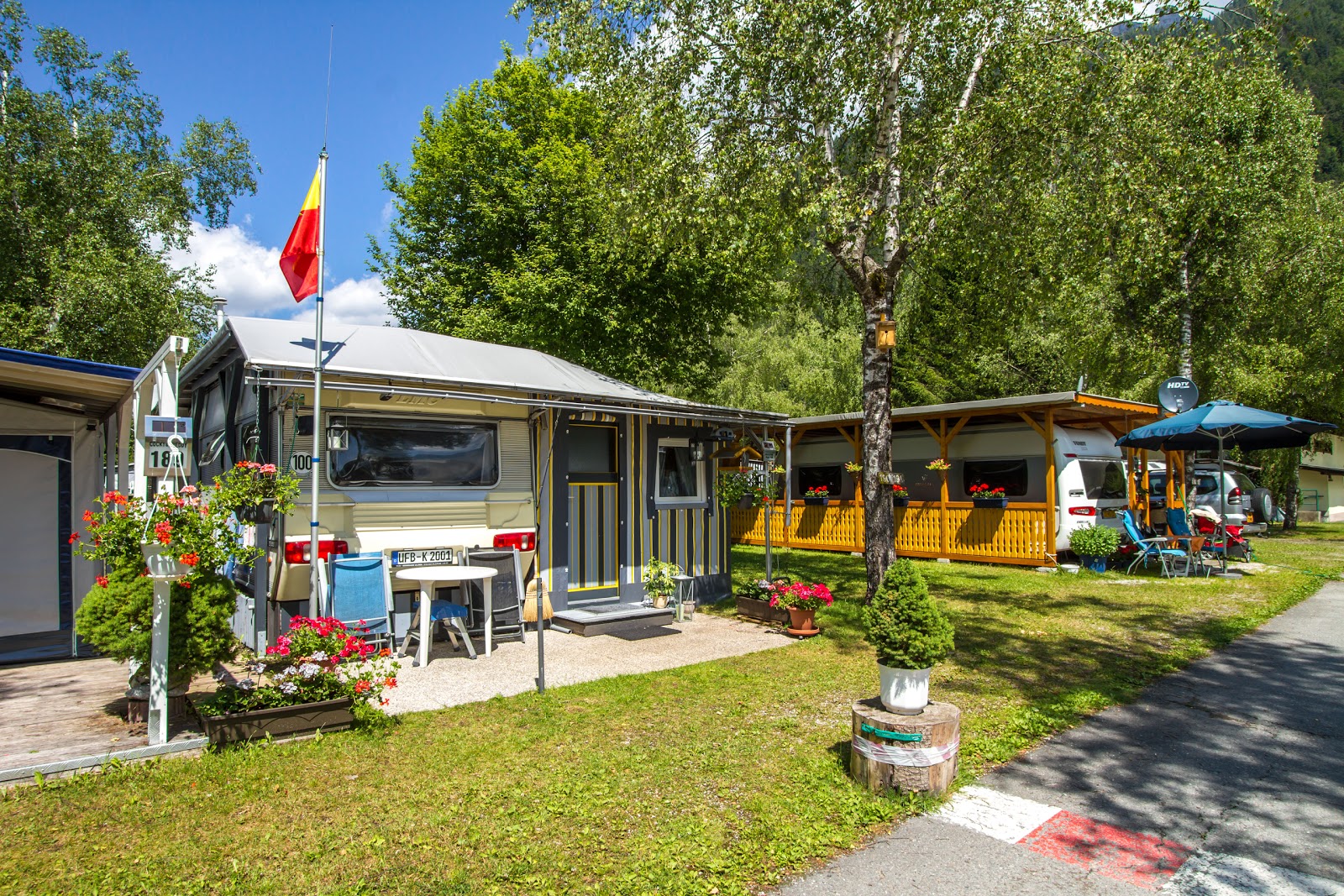 Camping Steinplatte