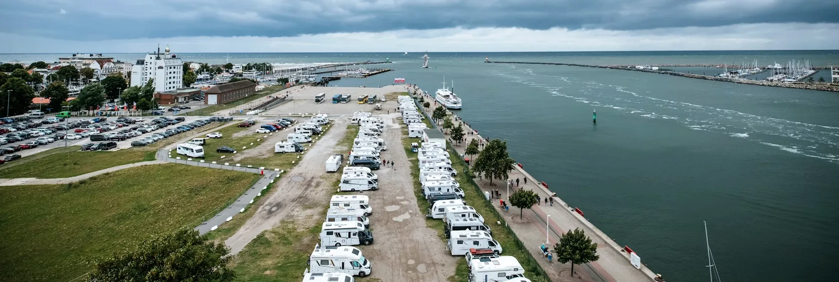 Camping mit dem Wohnmobil an der Ostsee
