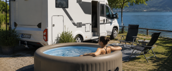 Wohnmobil mit Pool? Schwimmbad auf Rädern